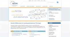 Desktop Screenshot of paton.tu-ilmenau.de