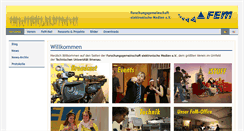 Desktop Screenshot of fem.tu-ilmenau.de